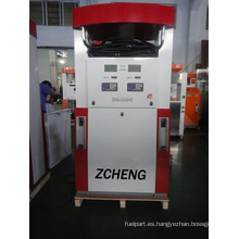 Zcheng Color Rojo Benett Fuel Dispenser Doble bomba